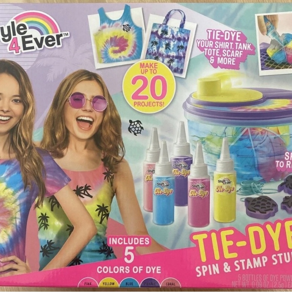Tie-Dye Spin & Stamp Studio